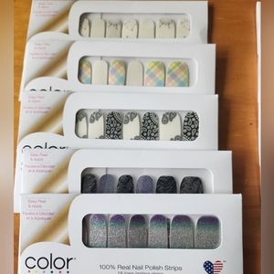 Color Street Nail Strips Bundle Lot 5 sets